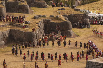 Cérémonie Inca, Inti Raymi, Cuzco Pérou - obrazy, fototapety, plakaty