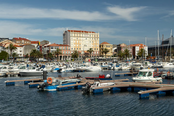 Fototapeta na wymiar Puerto de Curuxeiras