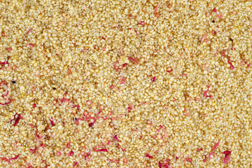 Sprouted amaranth seeds