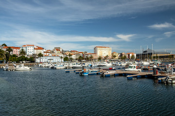 Fototapeta na wymiar Puerto de Curuxeiras
