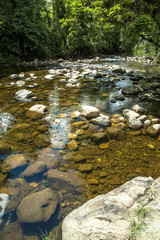 River Stone in Itariri, Sao Paulo state, Brazil