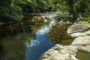 River Stone in Itariri, Sao Paulo state, Brazil