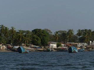 Fototapeta premium pirogues traditionnelles de pêche, Sénégal