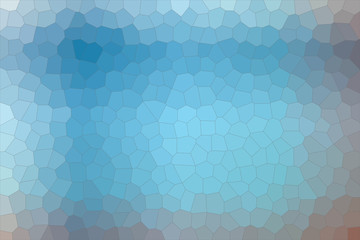 Fototapeta premium Blue and red Little hexagon background illustration.