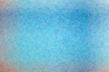 Blue and red Impressionism Impasto background illustration.
