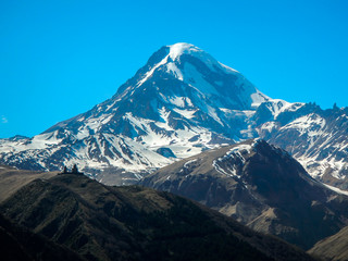 Kazbek Mountain, Caucasus, Georgia, Europe