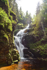 Fototapeta premium Kamienczyk Waterfall/Karkonosze/Poland