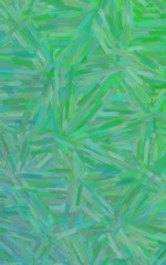 Green and blue   Large color variation Oil Painting  vertical background illustration.