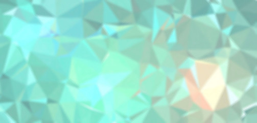 Green and orange Pastel through Tiny Glass background illustration.