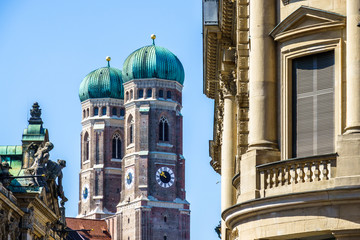 Famous Munich Cathedral - Liebfrauenkirche