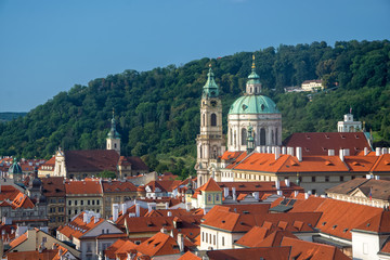 Scenic view of Mala Strana District in Prague, Czech Republic