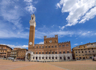 Fototapeta na wymiar Italy, Tuscany, Siena, Piazza del Campo