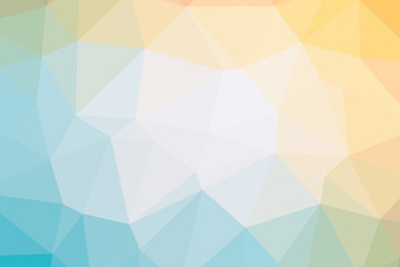 Obraz premium Lovely abstract illustration of red, blue and yellow triangle poligon. Lovely background for your work.