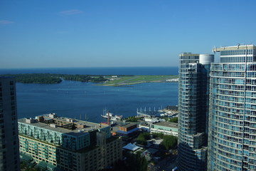 Aerial view of Toronto Island