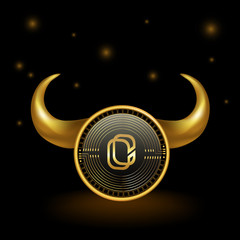 Centrality Cryptocurrency Coin Bull Market Background