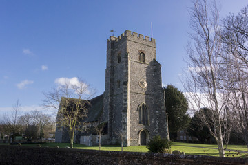 Fototapeta na wymiar St Marys Church, Chartham, Kent