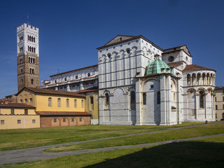 Fototapeta na wymiar Catedral de Lucca. Duomo di San Martino