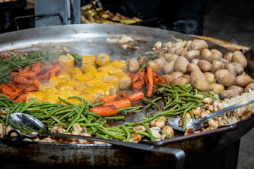 Grillgemüse auf einer Party