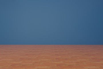 Empty room interior 3d rendering