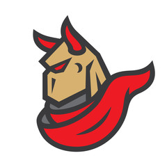 Devil Head abstract sign.