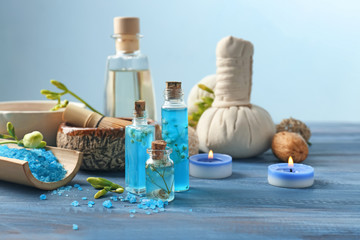 Obraz premium Beautiful spa composition on table