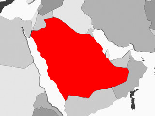 Map of Saudi Arabia