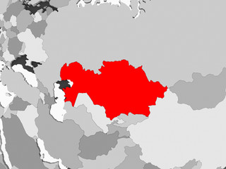 Map of Kazakhstan