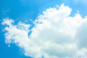 View of beautiful blue sky with white clouds