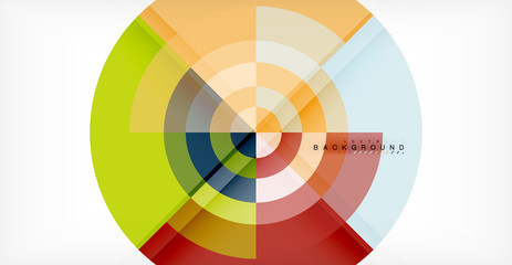 Obraz premium Wektorowy okręgu abstrakta tło