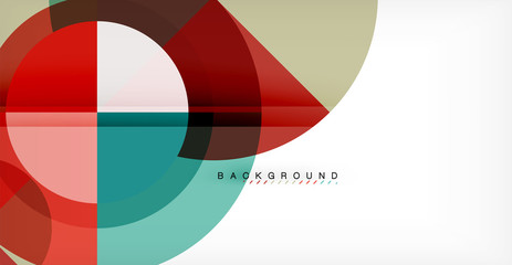 Obraz premium Vector circle abstract background