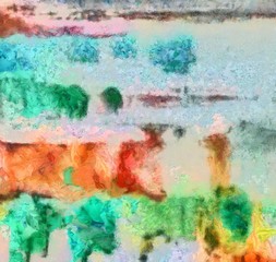 Abstract background, Grunge texture. Oil painting. Art pattern. Chaotic dry paint brush strokes. Simple textured backdrop. Impressionism style. Print design. Graphic product. Digital drawing. 