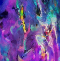 Dry brush painting on canvas. Print design pattern. Abstract art texture background. Close up strokes of paint. Simple template backdrop. Grunge textured stripes. Impressionism style. Stock. Artwork.