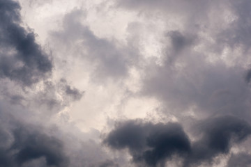 Dramatic sky with clouds