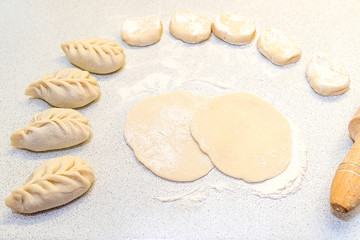 dumplings, cooking traditional Chinese food