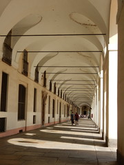 i monumentali portici in piazza Castello - Torino