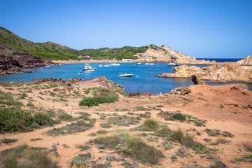Photo sur Plexiglas Cala Pregonda, île de Minorque, Espagne Cala Pregonda, Menorca, Spain