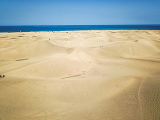 Drohnenbild, Wüste, Dünen