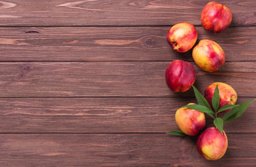 Ripe nectarine fruit