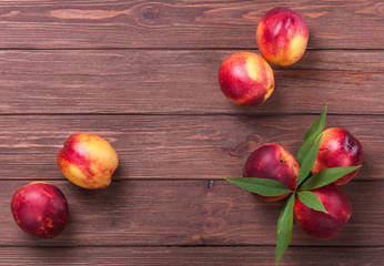 Ripe nectarine fruit