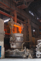 Open-hearth workshop of metallurgical plant