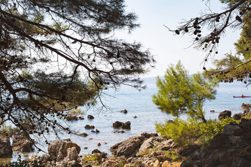 Adriatic seashore, Krk, Croatia