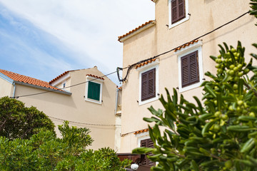 Krk island, buildings, Croatia