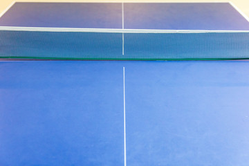 Table-tennis table.