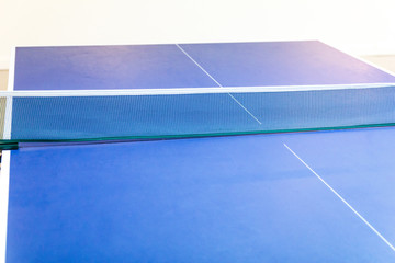 Table-tennis table.