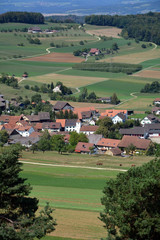 Fototapeta na wymiar Mandach, Kanton Aargau