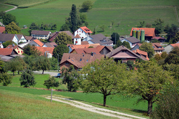 Fototapeta na wymiar Mandach, Kanton Aargau