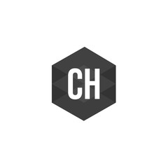 Initial Letter CH Logo Template Design