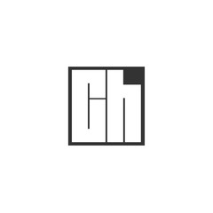 Initial Letter CH Logo Template Design