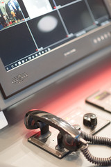 phone at boat wheelhouse control room © Mak