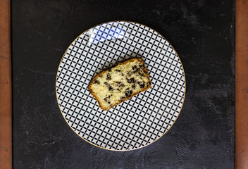 Schokokuchen auf Teller